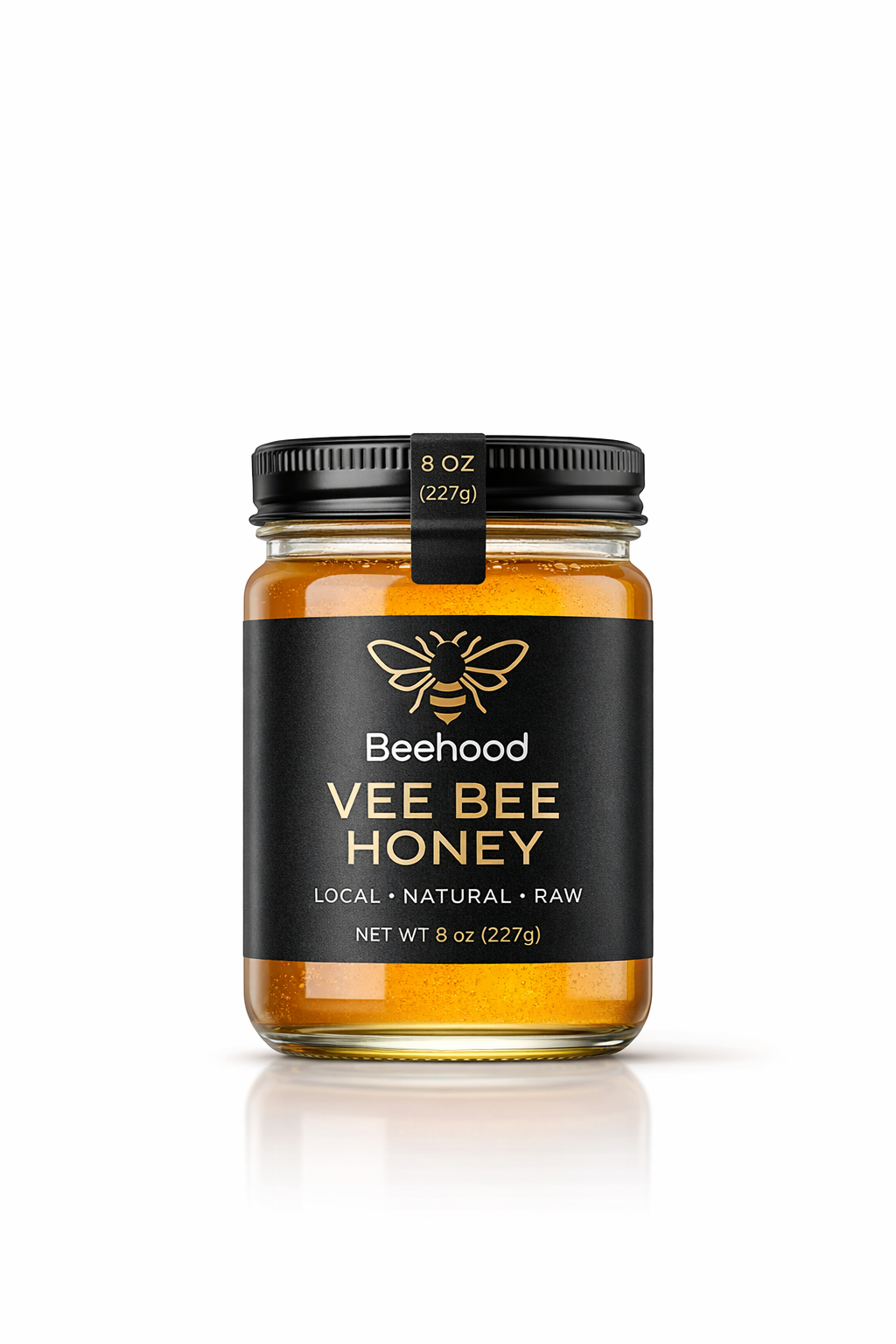 8 Oz VEE BEE Honey – Local Natural Raw Honey - Virginia Beach